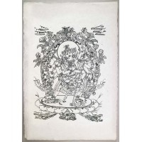 Poster Carta Di Riso Samantabhadra
