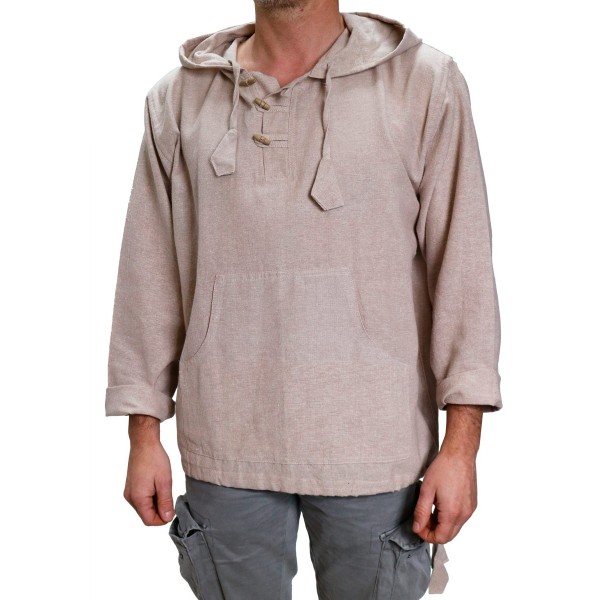 Camicia Uomo Cappuccio
