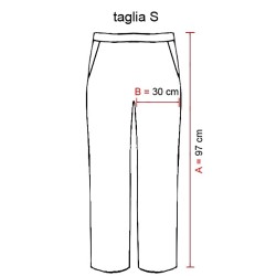 Pantalone uomo righe
